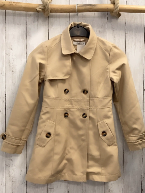 Name it  Mantel  Gr. 128  ocker 2 Reihen Knöpfe