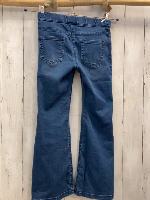  Jeggings Gr. 128  blau Jeans Pailetten an den Knien