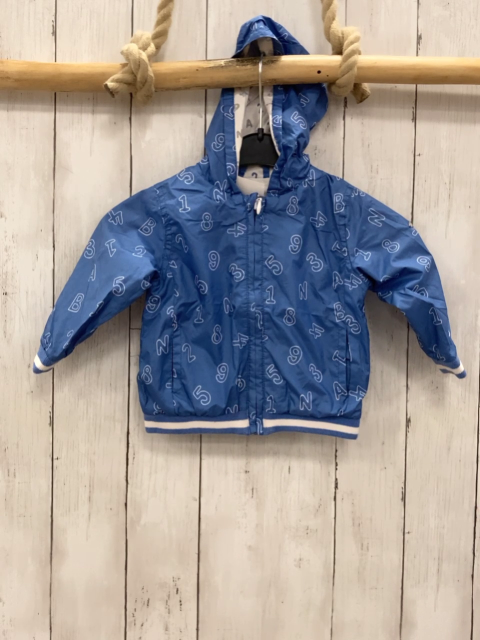 Kanz Jacke Gr. 74  hellblau weiße Zahlen