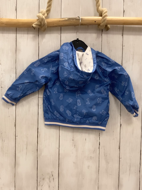 Kanz Jacke Gr. 74  hellblau weiße Zahlen