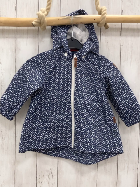 Reima Regenjacke Gr. 80  blau weiße Punkte 