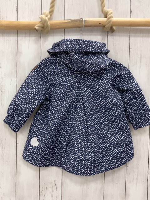 Reima Regenjacke Gr. 80  blau weiße Punkte 