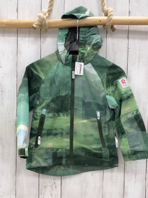 Reima Regenjacke Gr. 98  verschiende Grüntöne Punkte