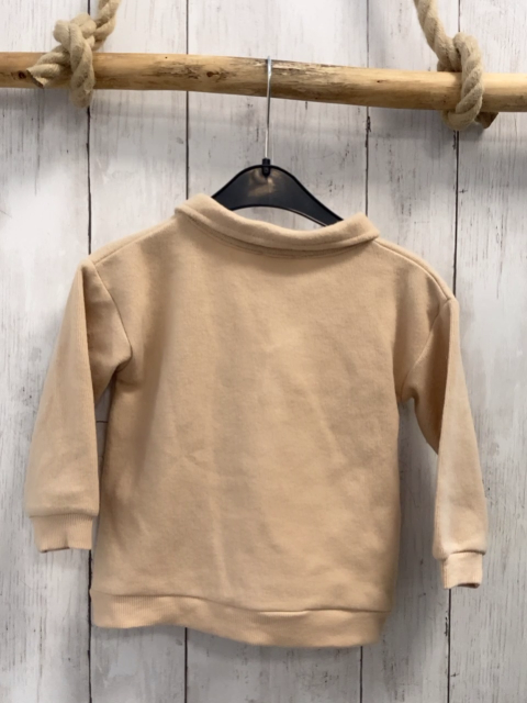 neu  Pullover  Gr. 92  beige mit Kragen Schildkröe 