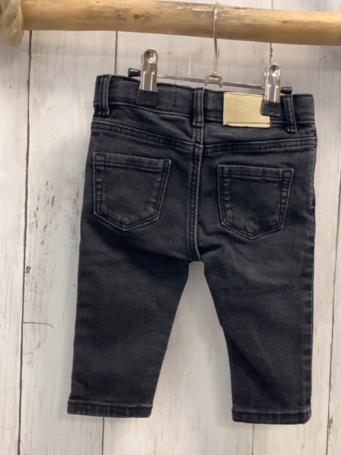 Zara  Hose  Gr. 74  schwarz Jeans Bund verstellbar 