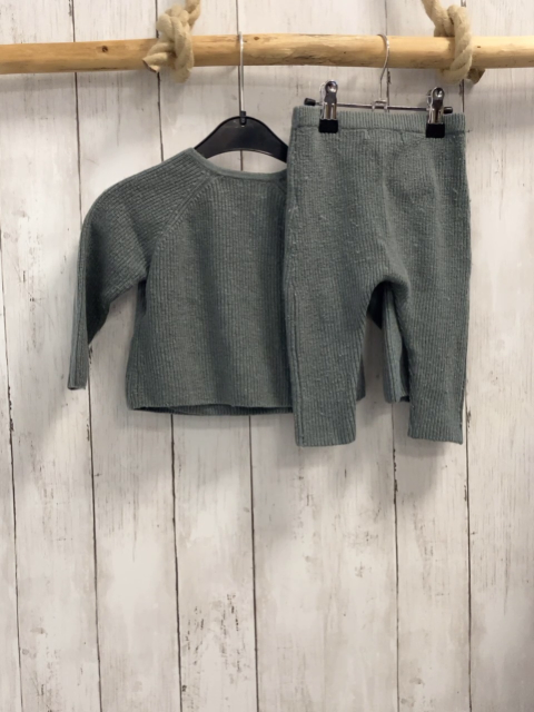 2tlg Zara  Pullover + Leggings  Gr. 74  grau Strick