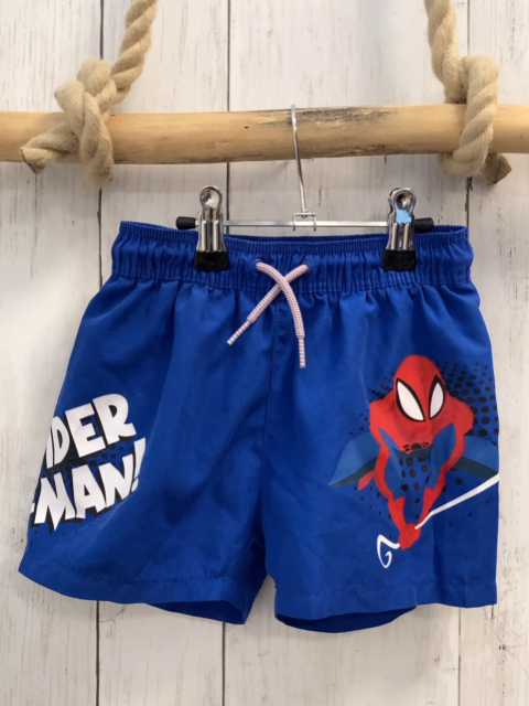   Badeshorts  Gr. 98  blau spiderman 