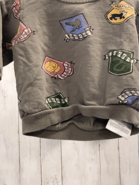 2tlg Pullover + Jogginghose Gr. 68  grau Harry Potter Wappen