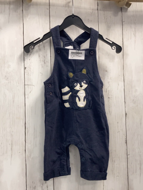  Latzhose Gr. 62  blau Waschbär