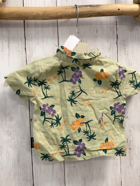  Sommerhemd Gr. 68  mint lila grün aprikot Blumen