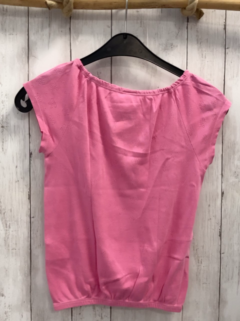 S´Oliver  T-Shirt Gr. 140  pink Schmetterling mit Lochmuster 