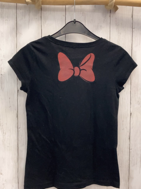   T-Shirt Gr. 134  schwarz Minnie Mouse mit Glitzer 