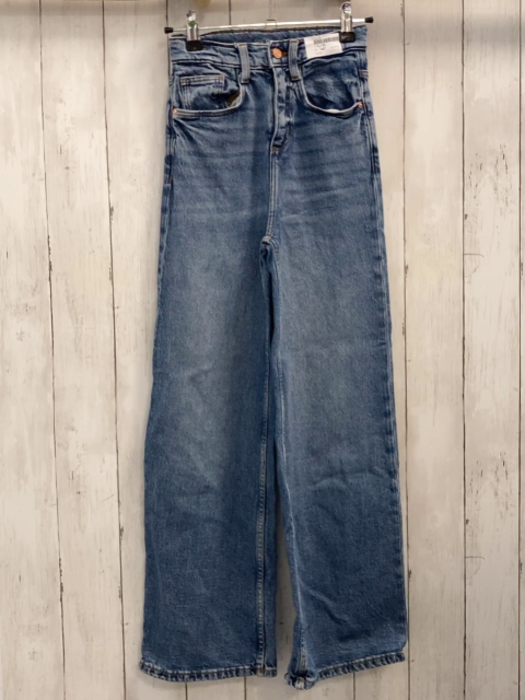   Hose  Gr. 140  blau Jeans  Bund verstellbar 