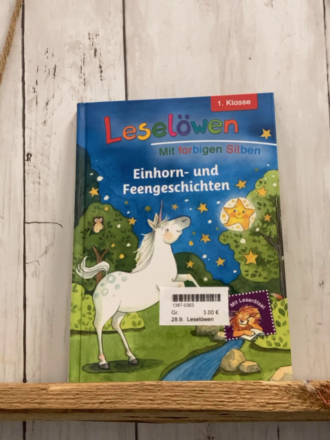 Leselöwen  Buch Einhorn- und Feengeschichten 