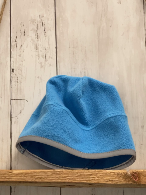 Playshoes  Mütze  Gr. 53cm  hellblau Fleece hellgrauer Bund 
