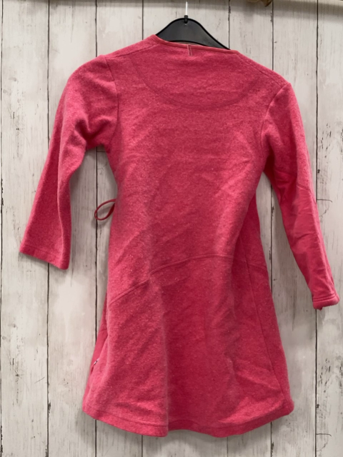 Finkid  Kleid  Gr. 134/140  pink seitlich geschnürt 40 % Wolle (leichtes Pilling)