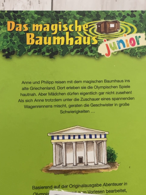 Magisches Baumhaus Junior  Buch Das Geheimnis von Olympia 