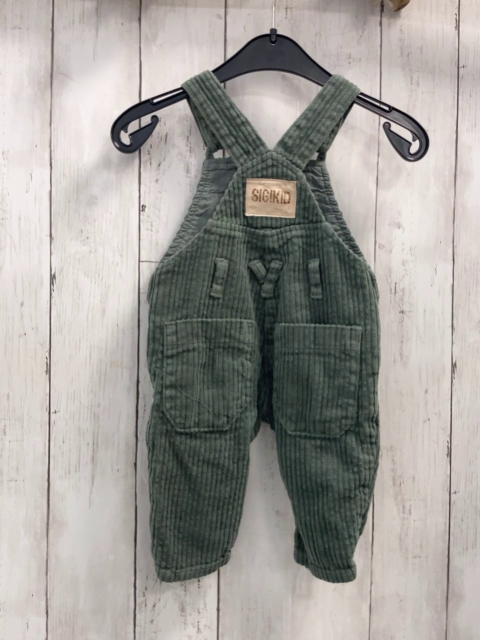 Sigikid  Latzhose  Gr. 62  oliv Breitkord 