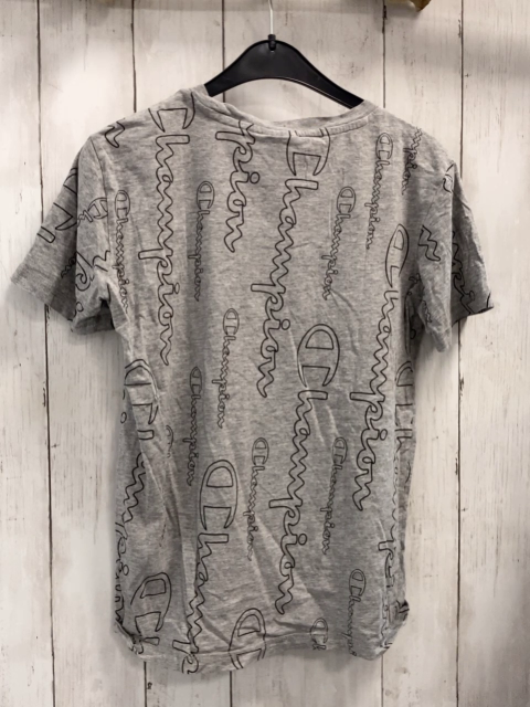 Champion  T-Shirt  Gr. 152  grau schwarze Schrift 