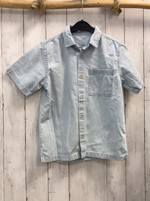 Zara  Sommerhemd  Gr. 128  hellblau Jeans 