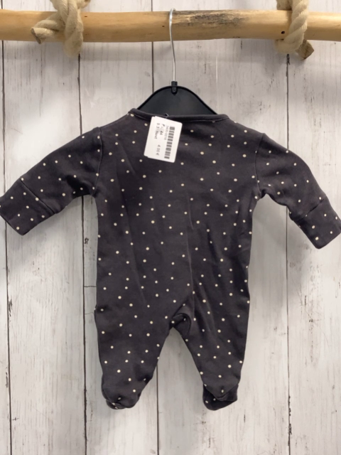 Next  Schlafanzug  Gr. 44  grau weiße Punkte 