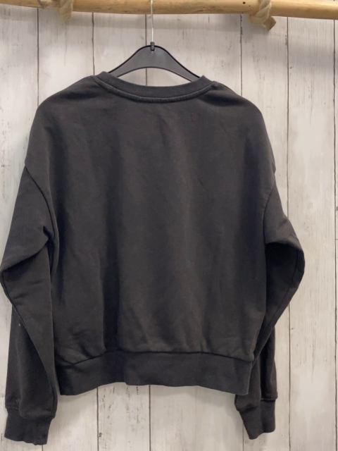 H&M Pullover  Gr. 146/152  grau Discokugel silber Steine 