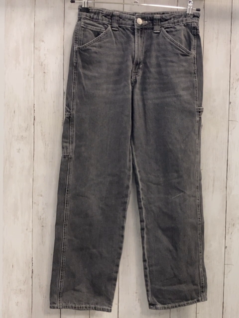 H&M  Hose  Gr. 158  grau Jeans Bund verstellbar 