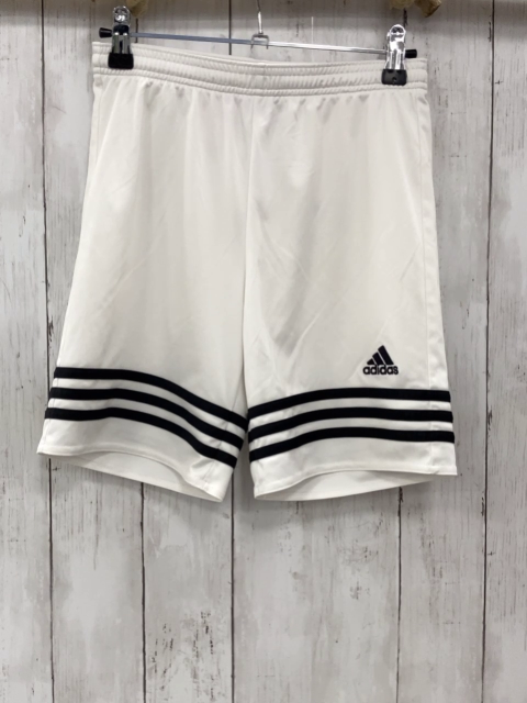 Adidas  Sportshorts  Gr. 152  weiß schwarze Streifen 