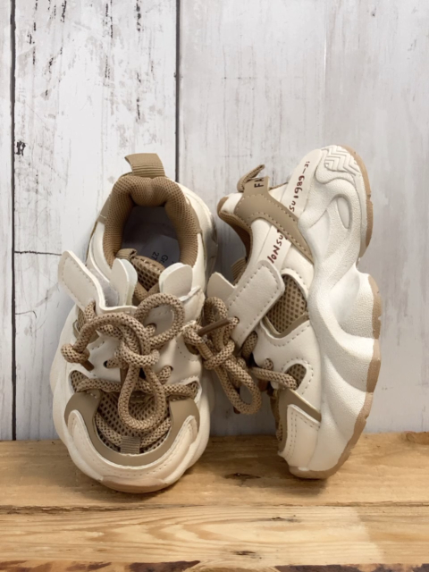   Schuhe  Gr. 21  weiß hellbraun 