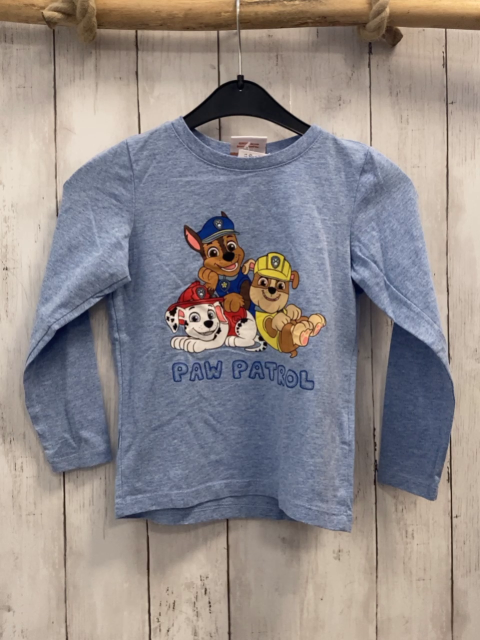 Nickelodeon Langarmshirt Gr. 110  hellblau Paw Patrol