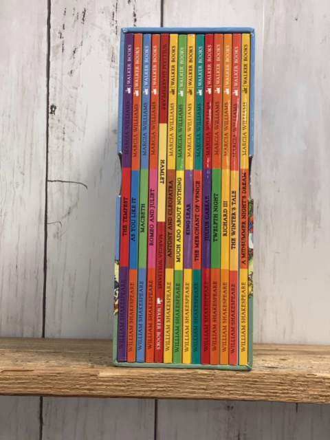  Buchschuber  mit 14 Büchern Tales from Shakespeare The Bard´s greatest plays 