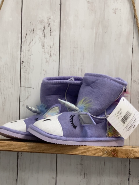 neu Muk Luks  Boots  Gr. 29  lila Einhorn lila Plüschfutter 