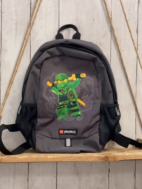   Rucksack grau schwarz Ninjago