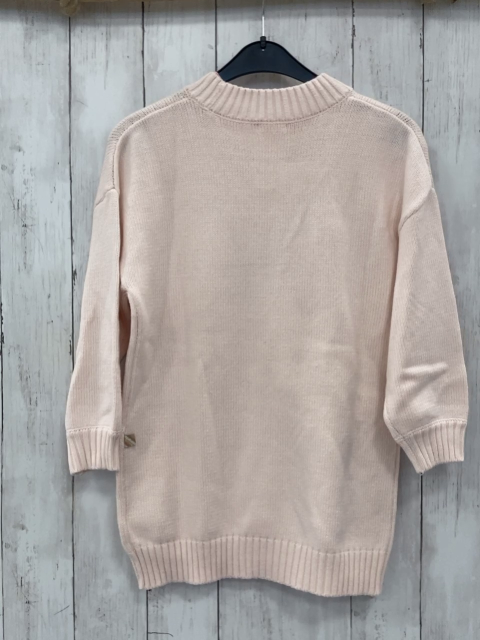 neu Billieblush  Longpullover  Gr. 116  rosa Strick Schmetterling mit bronze Pailetten NP 69 € 