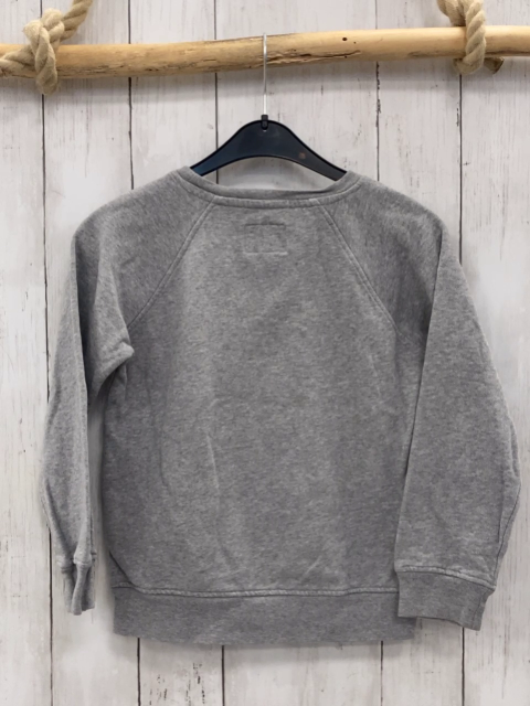 Pepe Jeans  Pullover  Gr. 140  grau schwarze Schrift Käfer Wappen 