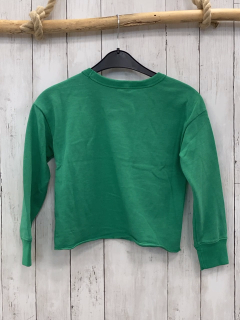 GAP Pullover  Gr. 134  grün weiße Disneyfiguren Schrift 