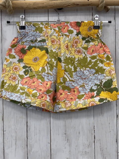 Janie et Jack  Shorts  Gr. 128  weiß bunte Blumen Gürtel