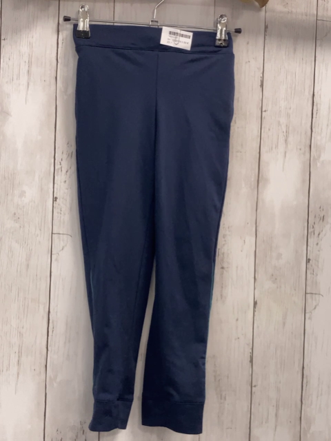   Sportleggings  Gr. 122/128  blau petrol Seitenstreifen 