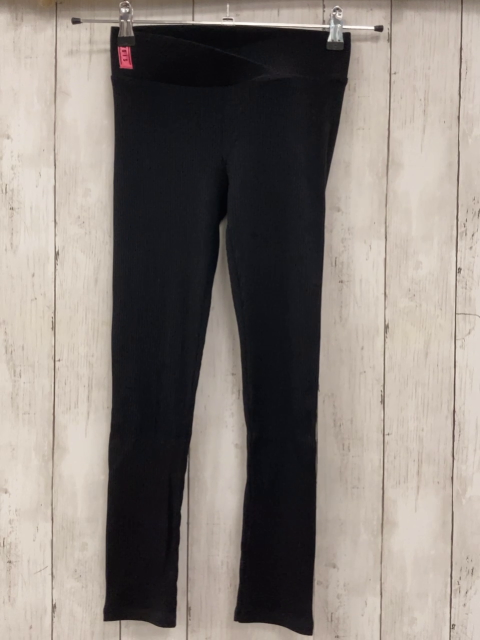 Sisley  Leggings  Gr. 140  schwarz Rippen 