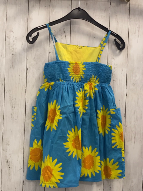 Stella McCartney  Kleid  Gr. 116  blau gelb orange Blumen