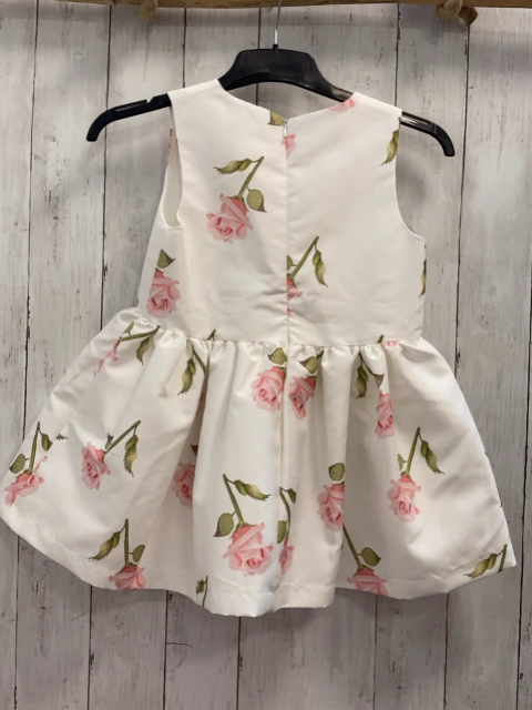 Mama Luma  Kleid  Gr. 122  weiß Rosen 