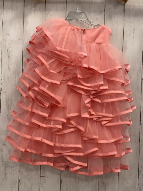 neu Little Marc Jacobs  Kleid  Gr. 116  lachs Tüllrüschen 