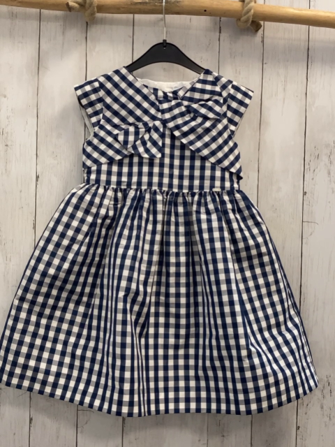 Mayoral  Kleid  Gr. 122  blau weiß kariert 
