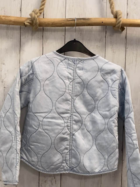 neu Cars Jeans  Jacke  Gr. 140  hellblau dunkelblaue wellenförmige Nähte NP 59,99 € 