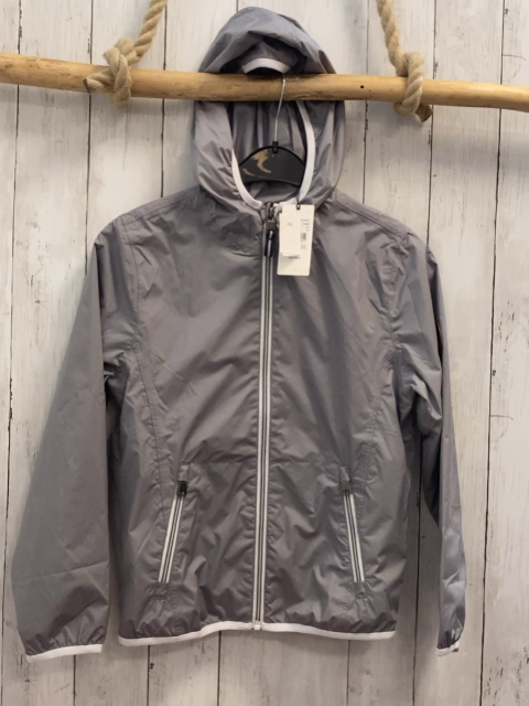 neu Marc O´ Polo  Regenjacke  Gr. 140  grau weißer Bund NP 69,95 € 