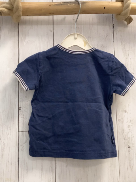 Sanetta  T-Shirt  Gr. 62  blau Wal weiß blauer Streifenbund 