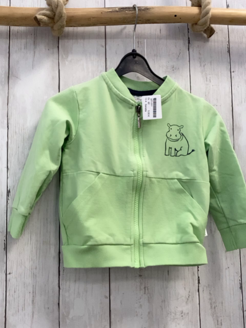 Sanetta  Sweatjacke  Gr. 80  hellgrün Nilpferd 