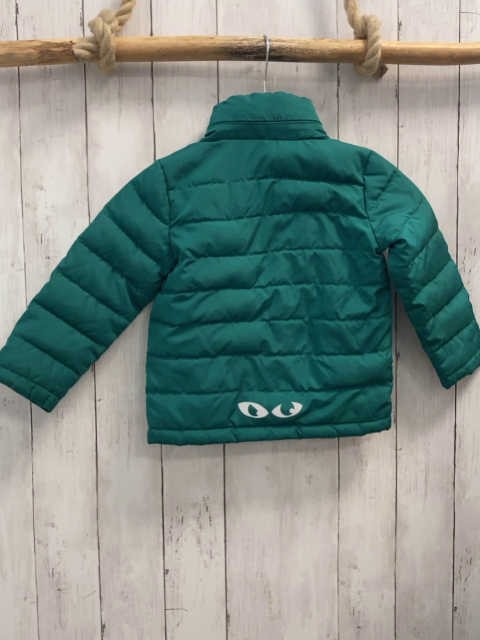 Esprit  Winterjacke  Gr. 92  grün beige Plüsch "E"