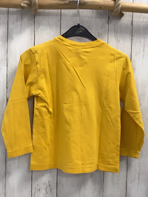 Esprit  Langarmshirt  Gr. 116  gelb Schrift 