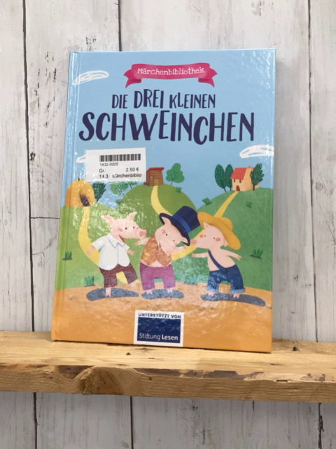 Märchenbibliothek  Buch Die drei kleinen Schweinchen 